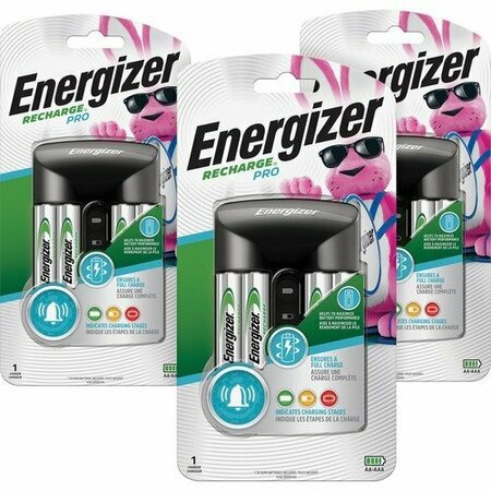 EVEREADY CHARGER, ENERGIZER-PRO, 3PK EVECHPROWB4CT